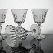 4 verres à vin cristal Baccarat Piccadilly