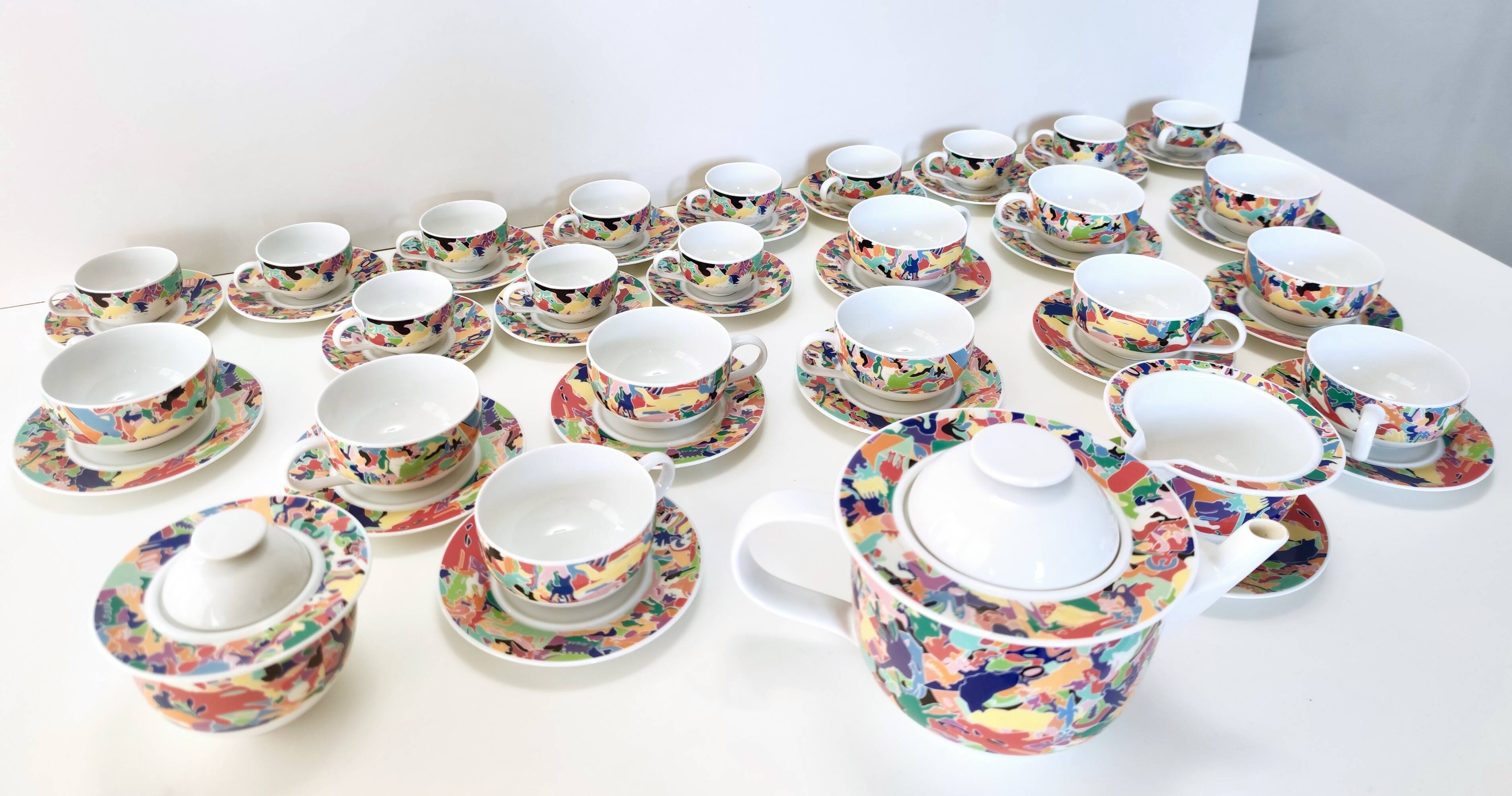 26-Piece Breakfast Set "La Bella Tavola" by Ettore Sottsass for Alessi, 199