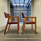 Olivier de Schrijver - Boss armchairs in leather straps - vintage