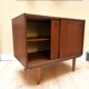 Small vintage Scandinavian teak sideboard