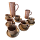 Coffee service in Vallauris stoneware