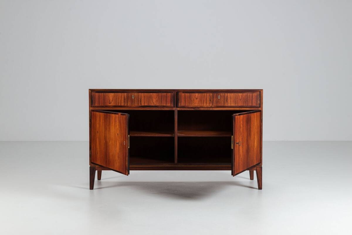 Gunni Omann model 5 sideboard in rosewood Omann Jun Denmark 1960