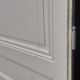 Communication door h221xL90cm old paneled, molded, interior