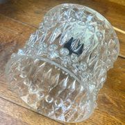 Suspension, baladeuse en verre moulé