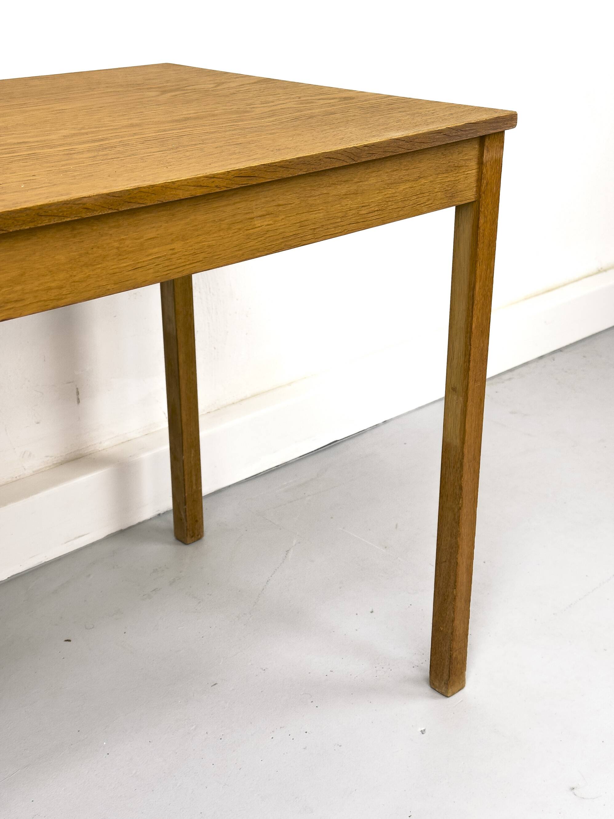 Oak Desk with Three Drawers from Domino Møbler, 1970s