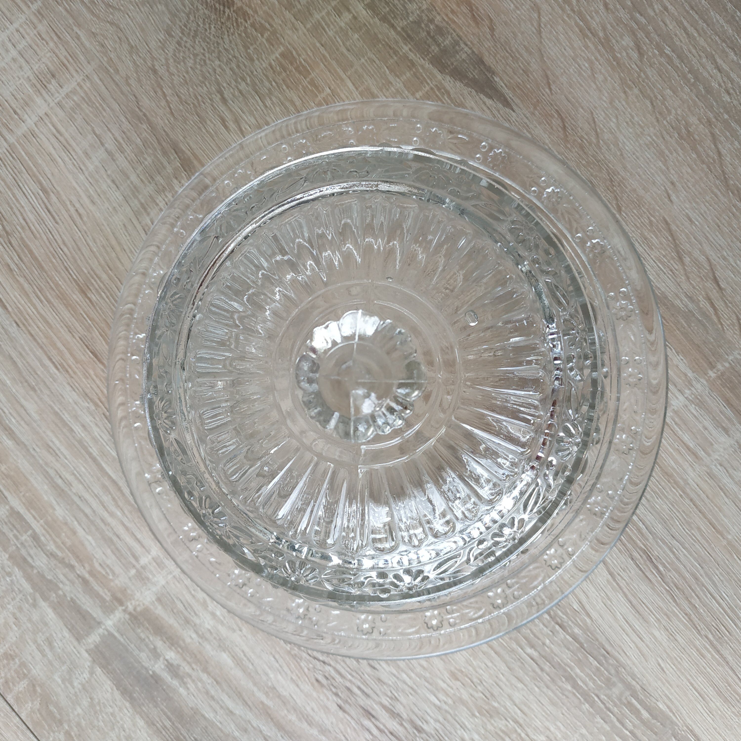 Old glass cheese bell