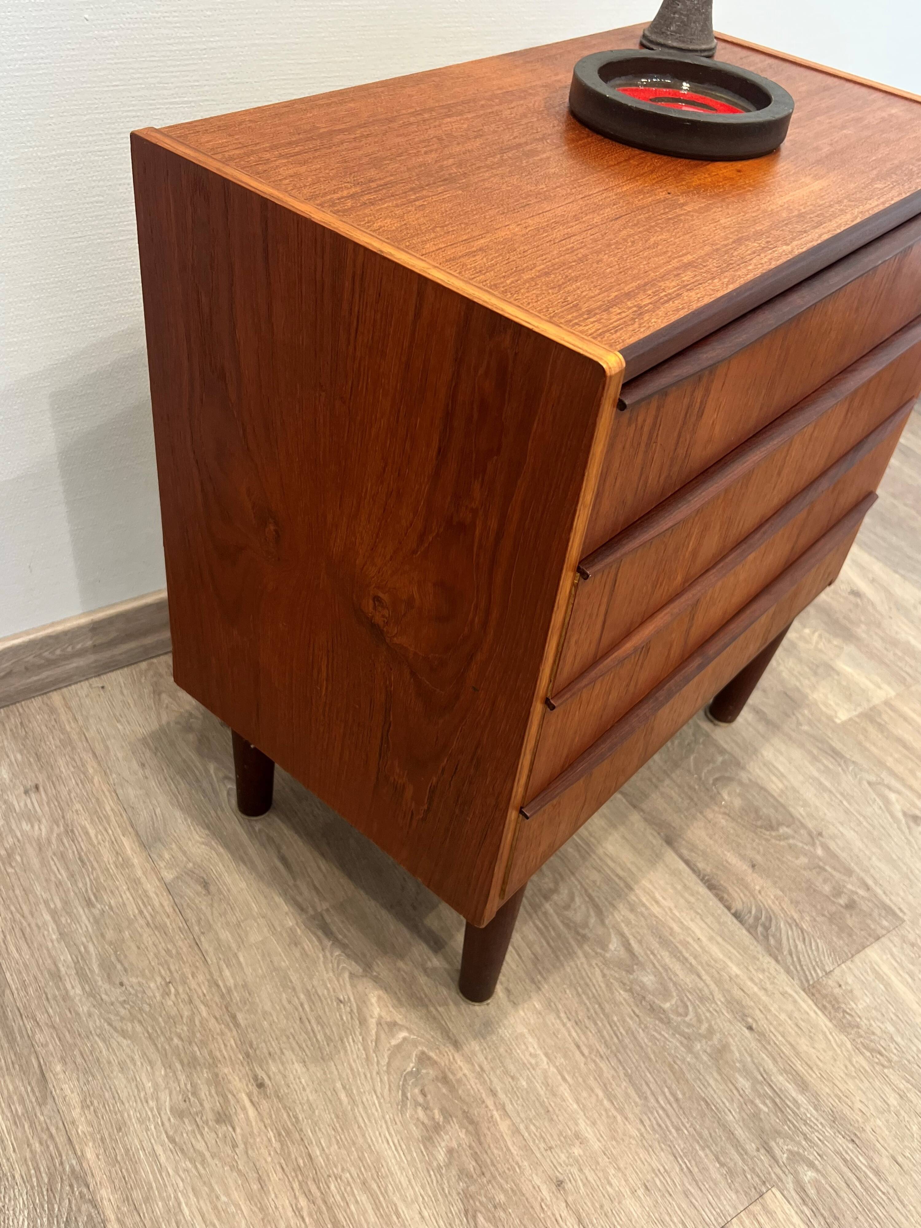 Scandinavian teak chest of drawers Denmark