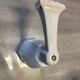 Antique porcelain and opaline wall light