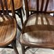 Set of 12 mismatched bistro chairs Baumann & Fischel 1930