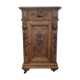 Table de chevet sculpté en chêne