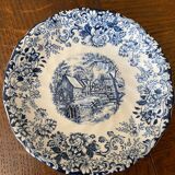 Coffee cup and its English earthenware saucer Mill Stream Johnson Bros