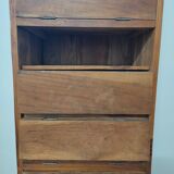 Clamshell cabinet