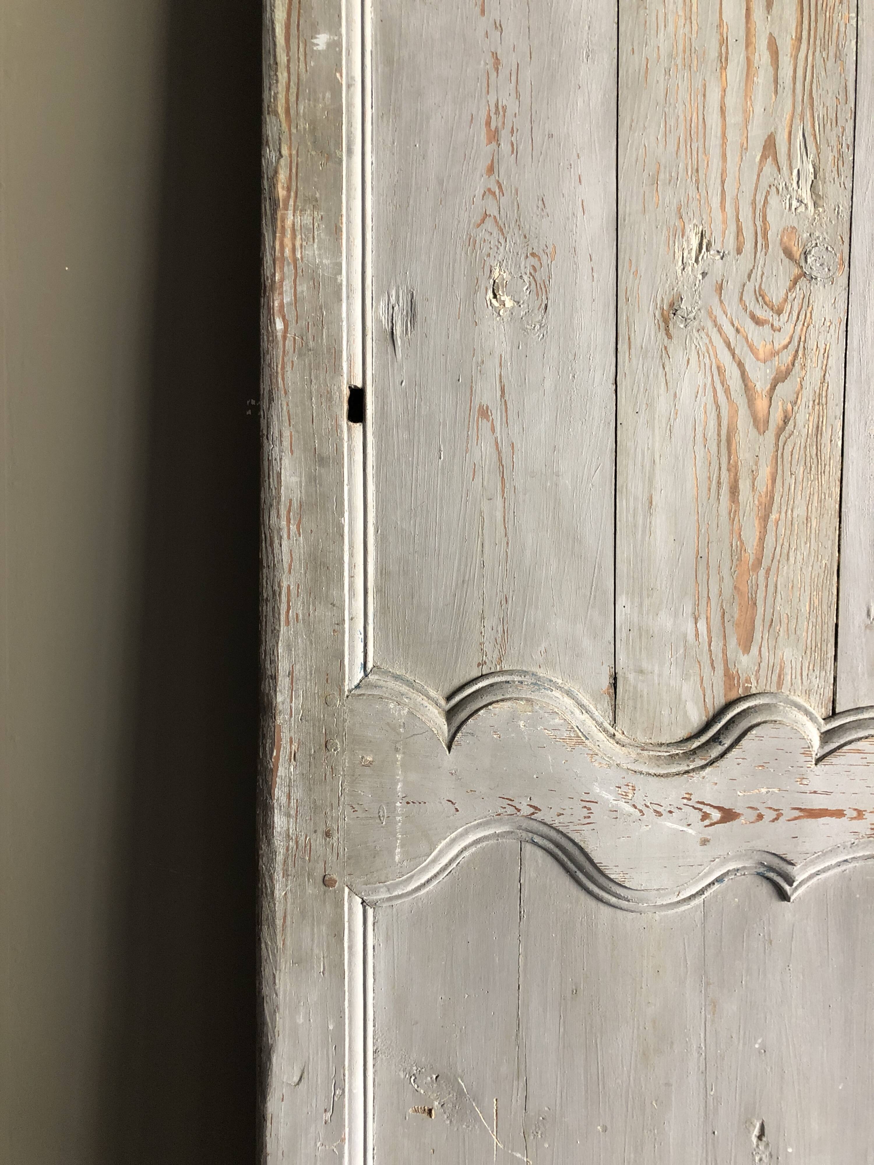 18th century door with fretted crosspieces