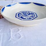 Assiette montée ancienne Lunéville