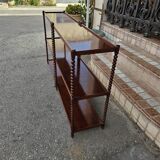 Large 20th century mahogany shelf