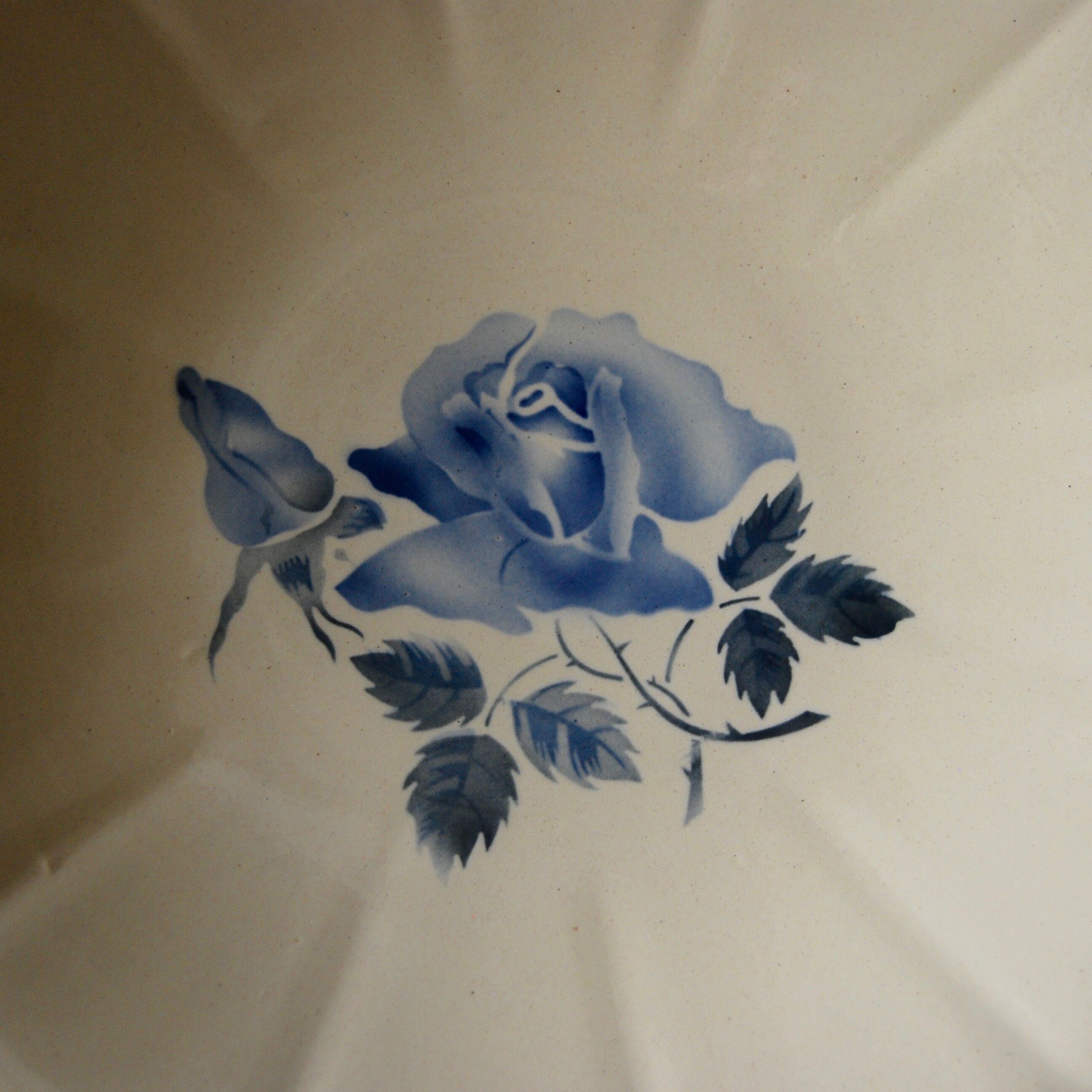 Dish flared Digoin Sarreguemines