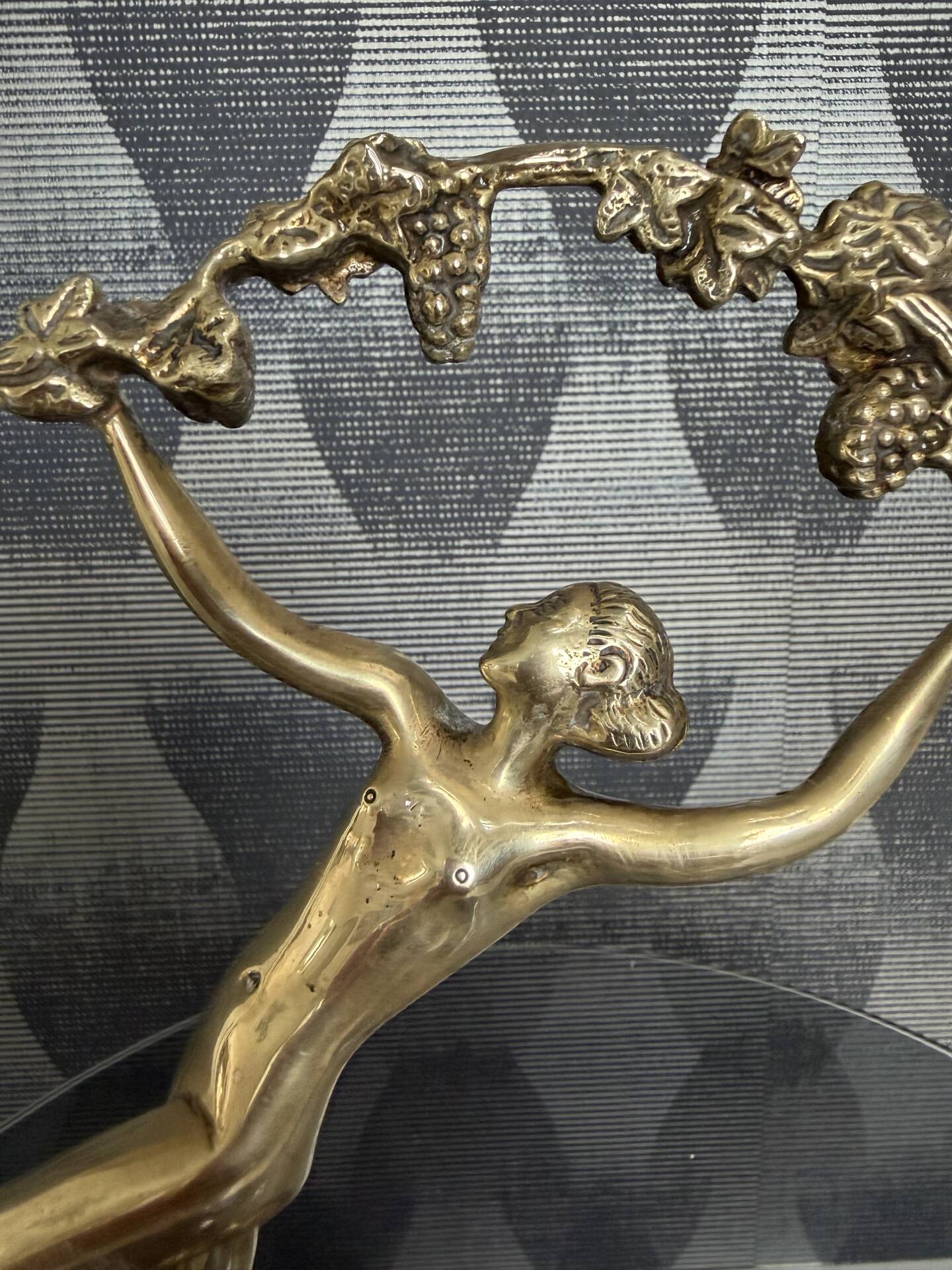 Ballerina Style Art Deco in Brass / Bronze 29cm (1920s)