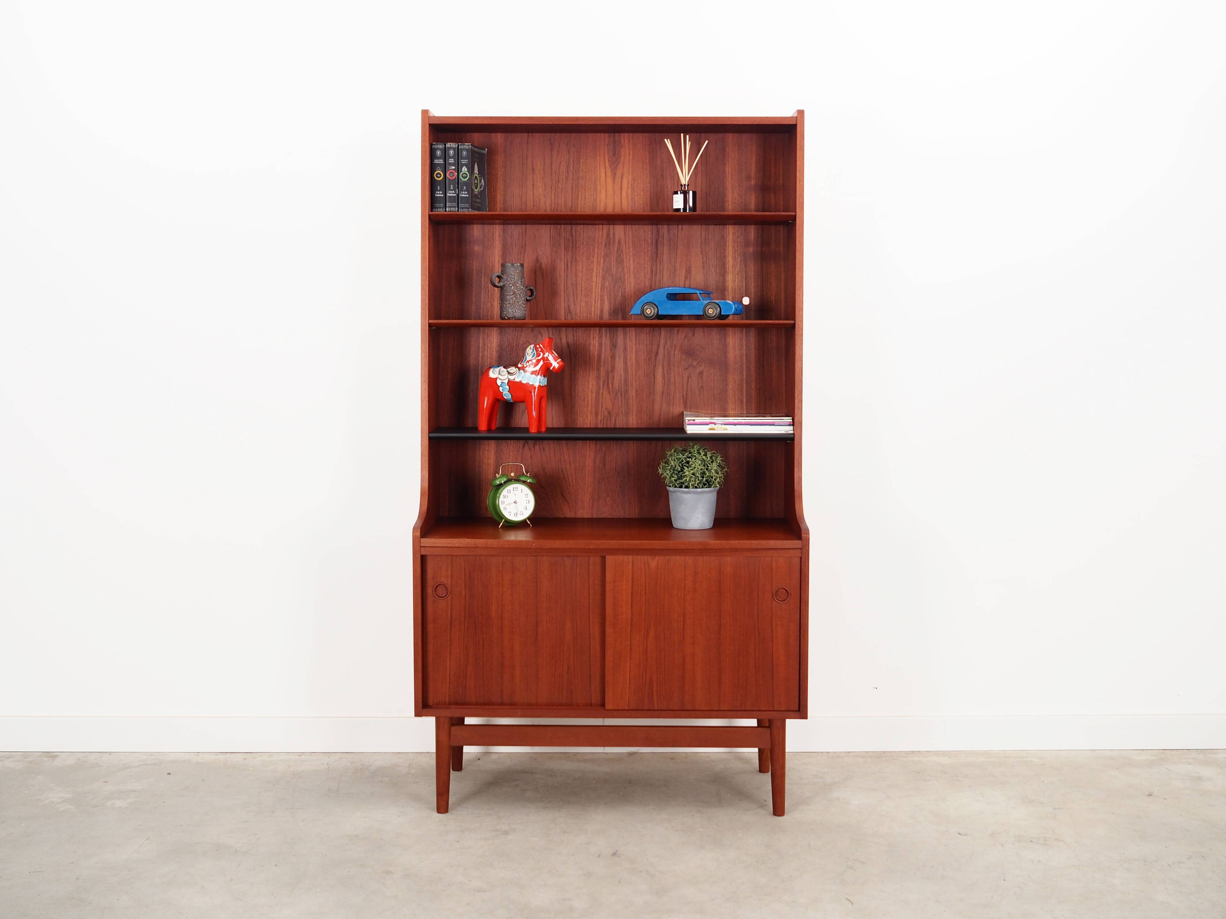 Teak bookcase, Danish design, 1960s, production: Denmark