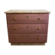 Commode bois brut & cuivre