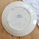 Antique flat plate, ironstone Sarreguemines U&C model Mignon.