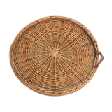 Round wicker top