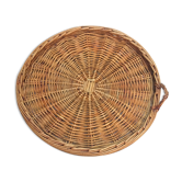 Round wicker top