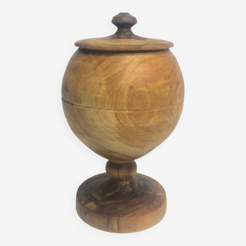 Old turned wooden mortar - Popular Art