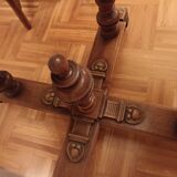 Old rustic round table Napoleon III 1880 Emery & Ragot