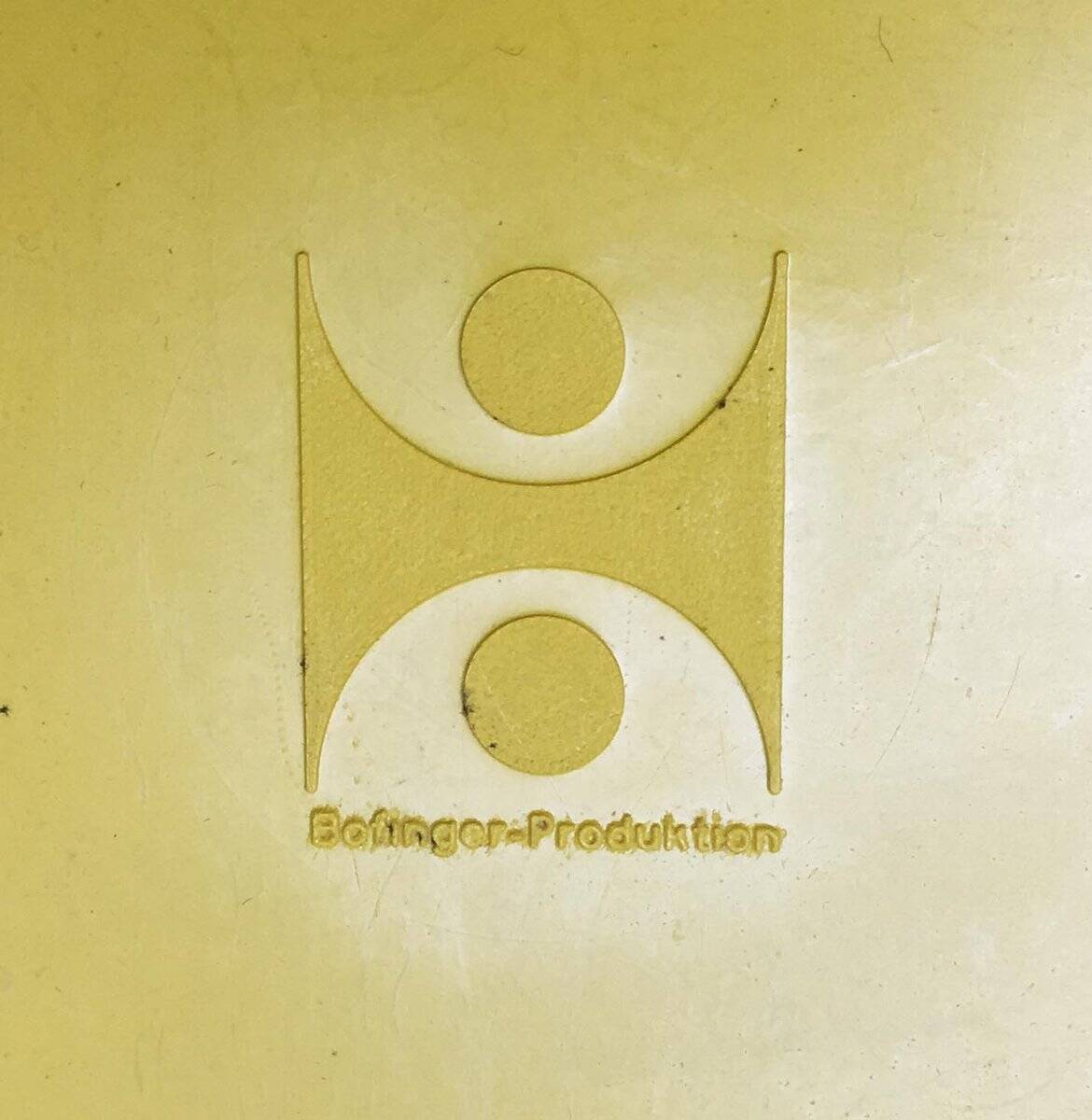 Set of stackable plastic chairs BA 1171 by Helmut Bätzner for Bofinger, 1960s.