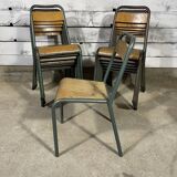 Lot de 13 chaises d'école stella