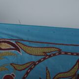 Hand knotted rug, vintage turkish rug 53x187 cm