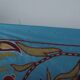 Hand knotted rug, vintage turkish rug 53x187 cm
