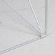 Max Sauze dining table in chrome steel wire and glass 1970s France
