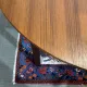 Table des années 1970 en teck avec 1 allonge