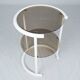 Lacquered side table with two shelves, France, 1970s