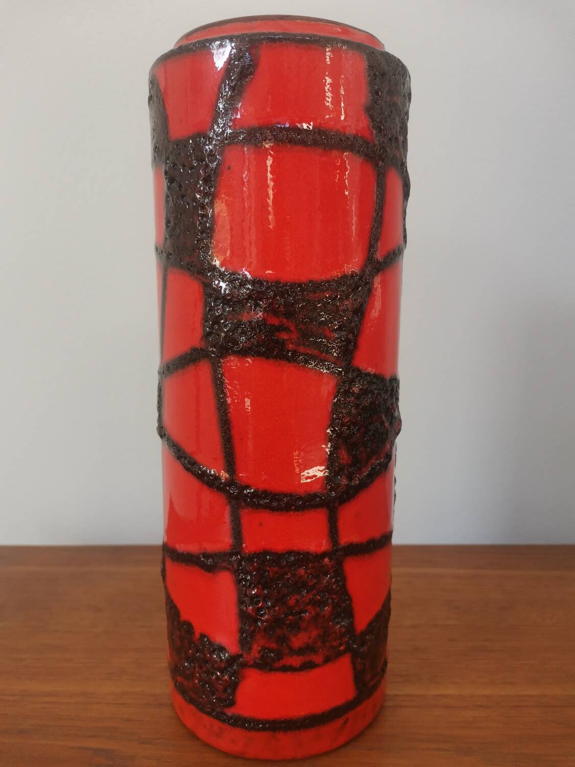Vase Scheurich ouest-allemand du milieu du siècle, modèle 203-26
