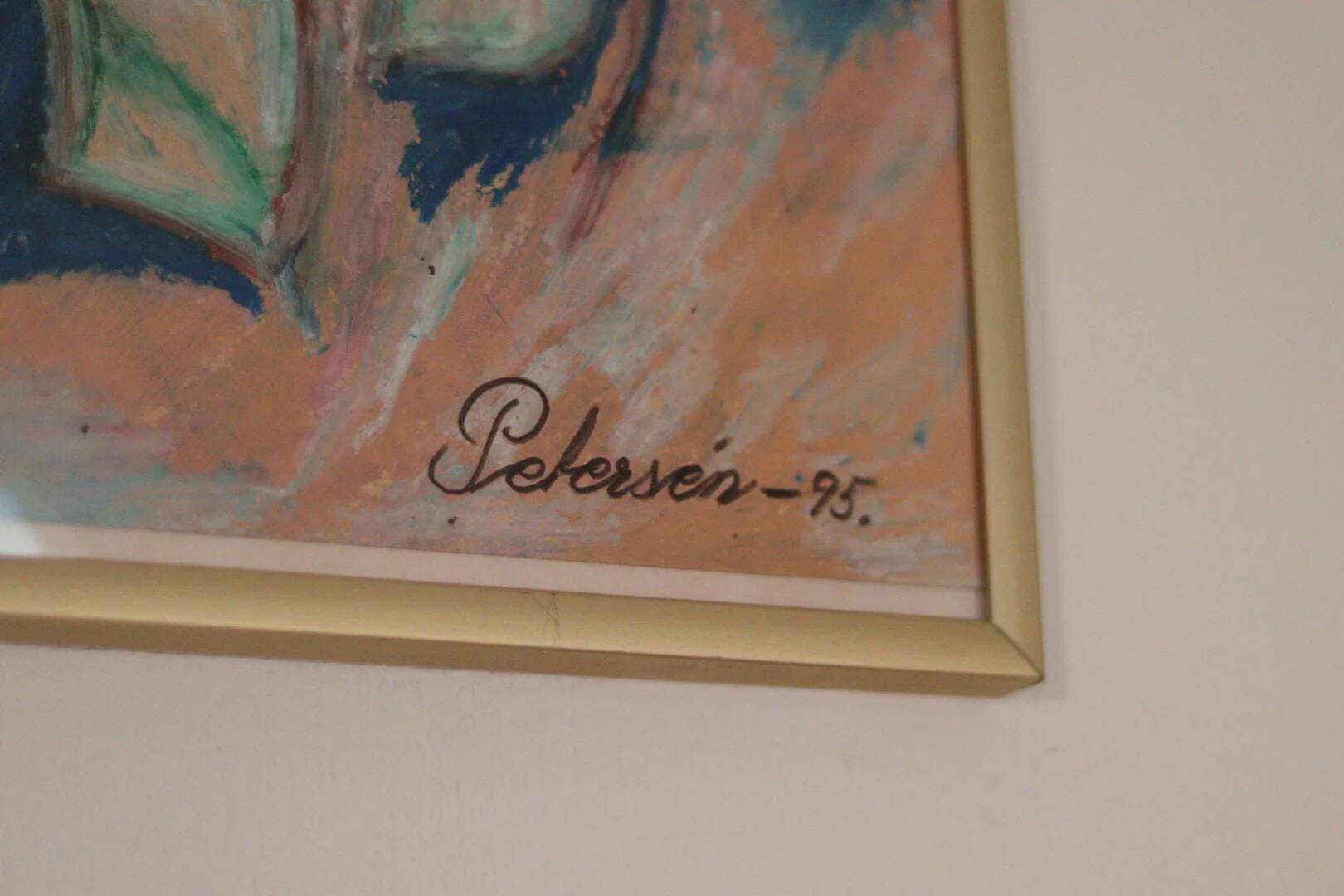 Fleurs au pastel par Petersen, 1995