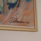 Fleurs au pastel par Petersen, 1995