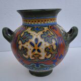 Bulge vase with 2 handles Gouda Holland