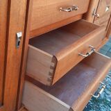 Brutalist oak sideboard year 40