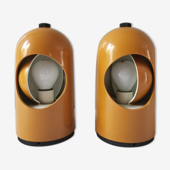Italian table lamps designed by Alfredo Bianchi for Abm "Selene"