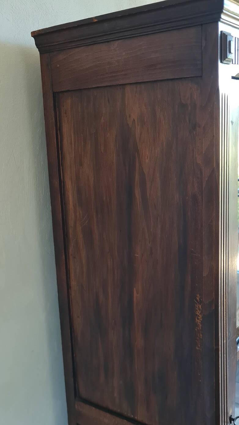 Glass-fronted Parisian wardrobe