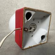 Lampe vintage de table/mur – porcelaine et opaline