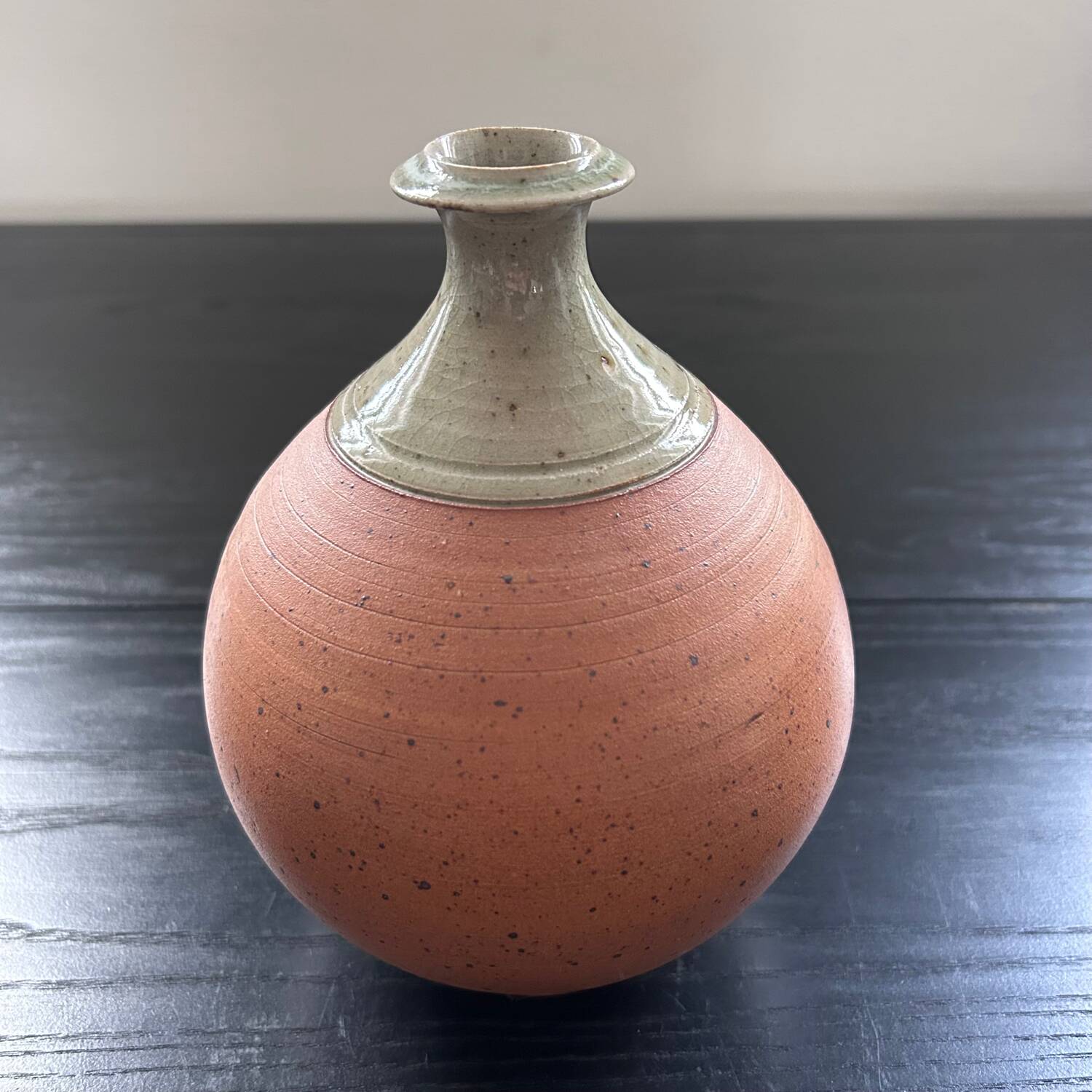 Two-tone stoneware jug