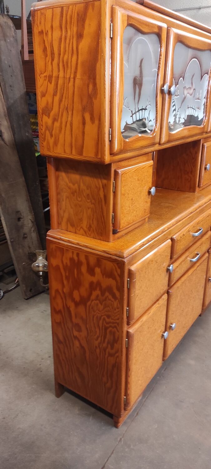 Mado vintage wooden sideboard 3 bodies Mid-century