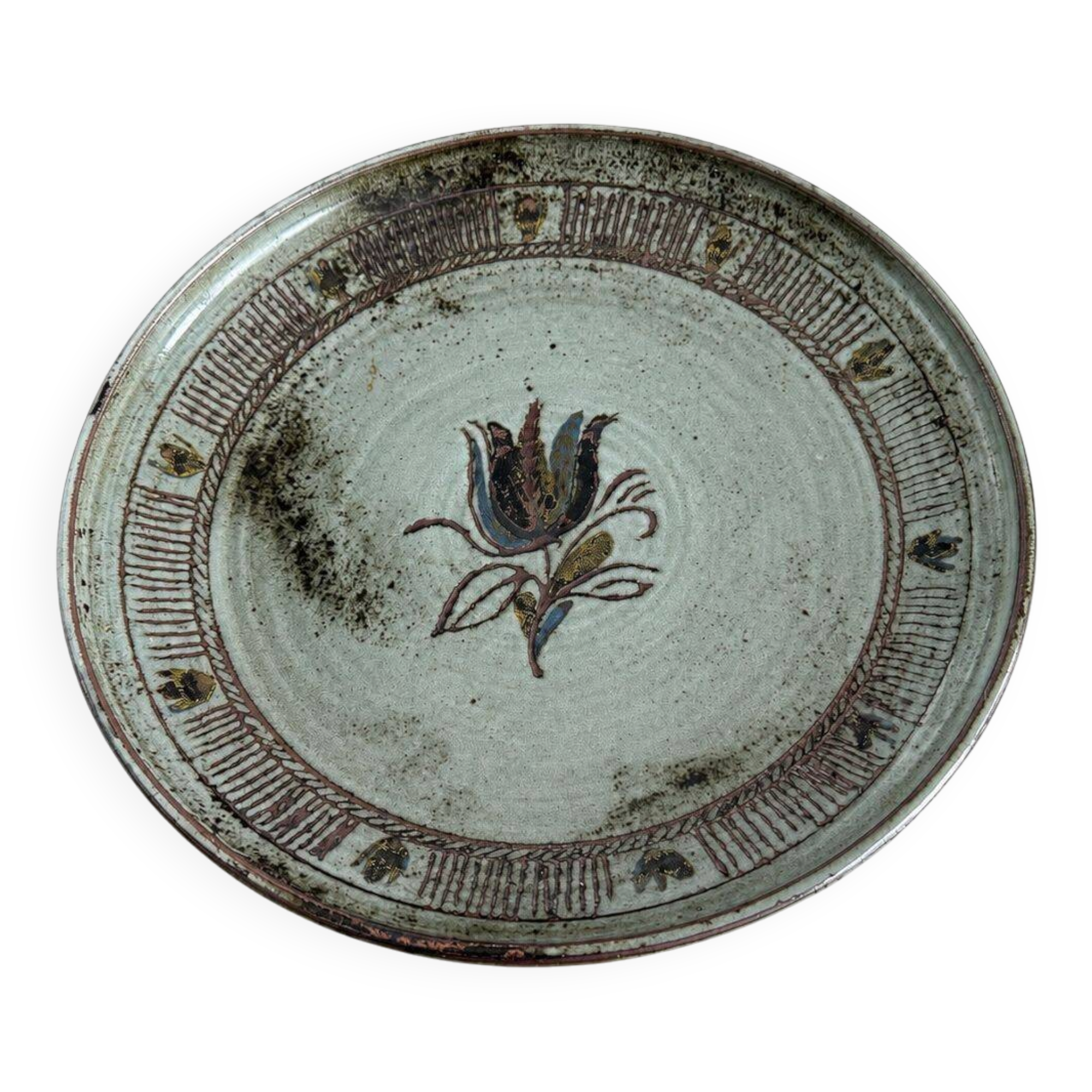 Shallow round plate