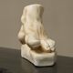Anatomical study of a plaster foot from the 1950s.