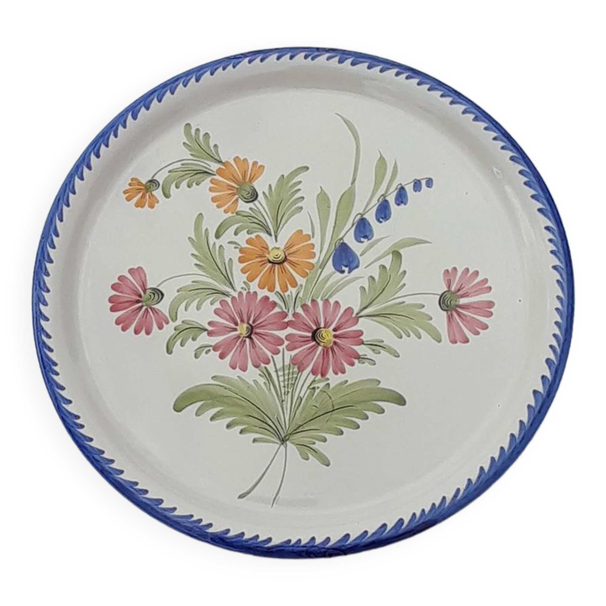 Faience pie dish of Saint Clement