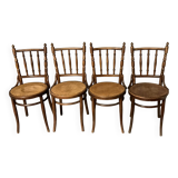 Fischel chairs, curved beech wood, from the years 1929/30.