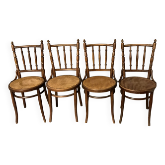 Fischel chairs, curved beech wood, from the years 1929/30.